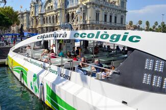 Eco Catamaran Cruise: Barcelona Coastline